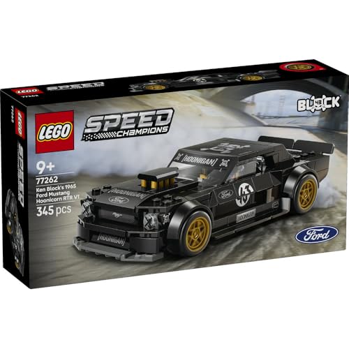 レゴ(LEGO) スピードチャンピオン Ken Block's '65 Ford Mustang Hoonicorn V1 おもちゃ 玩具 誕生日 プレゼント ブロック 男の子 女の子 子供 9歳 10歳 11歳 小学生 乗り物 車 ミニカー ごっこ遊び おままごと ゲーム 77262