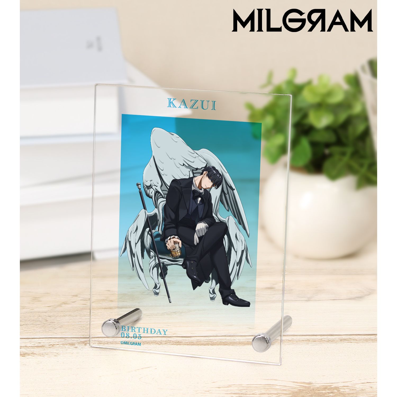 MILGRAM -ミルグラム-_描き下ろし カズイ バースデーver. 第3弾 A6アクリルパネル