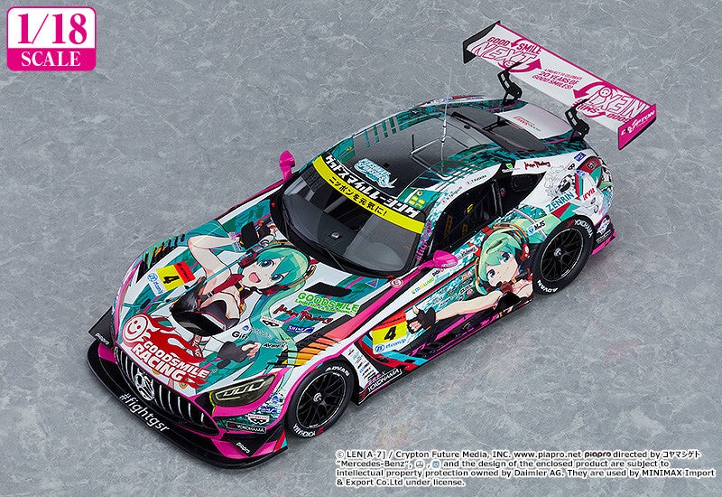 1/18 グッドスマイル 初音ミク AMG 2020 SUPER GT Okayama Test ver. GSCオンライン限定版