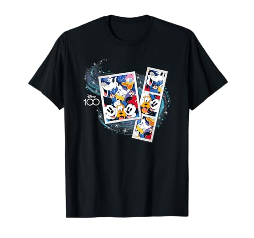 ディズニー100周年記念ミッキーと仲間たち フォトブース D100 Tシャツ