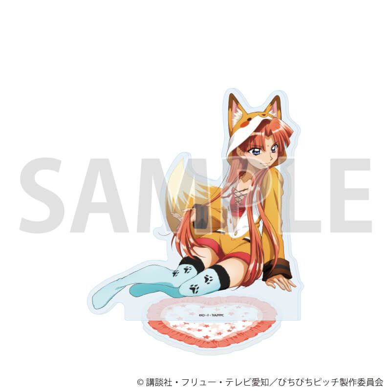 アクリルスタンド「マーメイドメロディー ぴちぴちピッチ」04/シェシェ アニマルパジャマパーティーver.(描き下ろしイラスト)