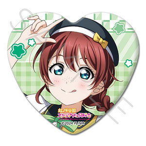 『ラブライブ！虹ヶ咲学園スクールアイドル同好会』 ハート型缶バッジ H(エマ・ヴェルデ)