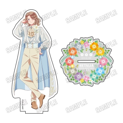 【グッズ-スタンドポップ】アニメ「ヘタリア World★Stars」 描き下ろしBIGアクリルスタンド【フラワーパレードver.】⑥フランス【再販】