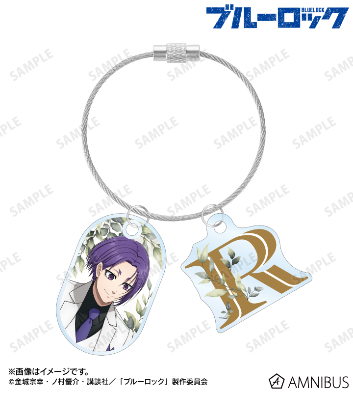 描き下ろし 御影 玲王 スーツモデルver. 第2弾 2連ワイヤーアクリルキーホルダー