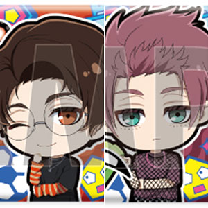 スクエア缶バッジ「TVアニメ『ブルーロック』」02/デコラver. ミニキャライラスト 5個入りBOX