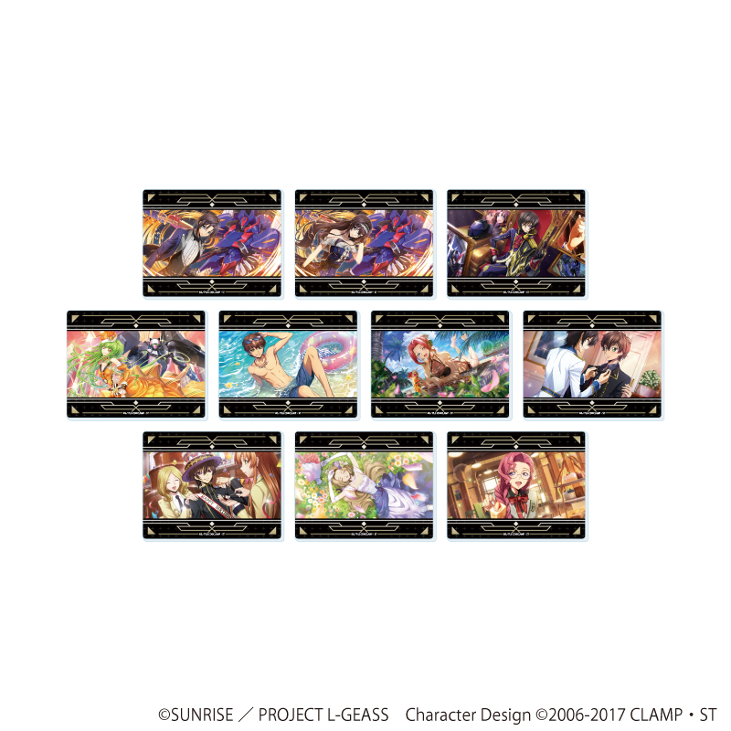 アクリルカード「コードギアス 反逆のルルーシュ ロストストーリーズ」03/コンプリートセット(全10種)(公式イラスト)