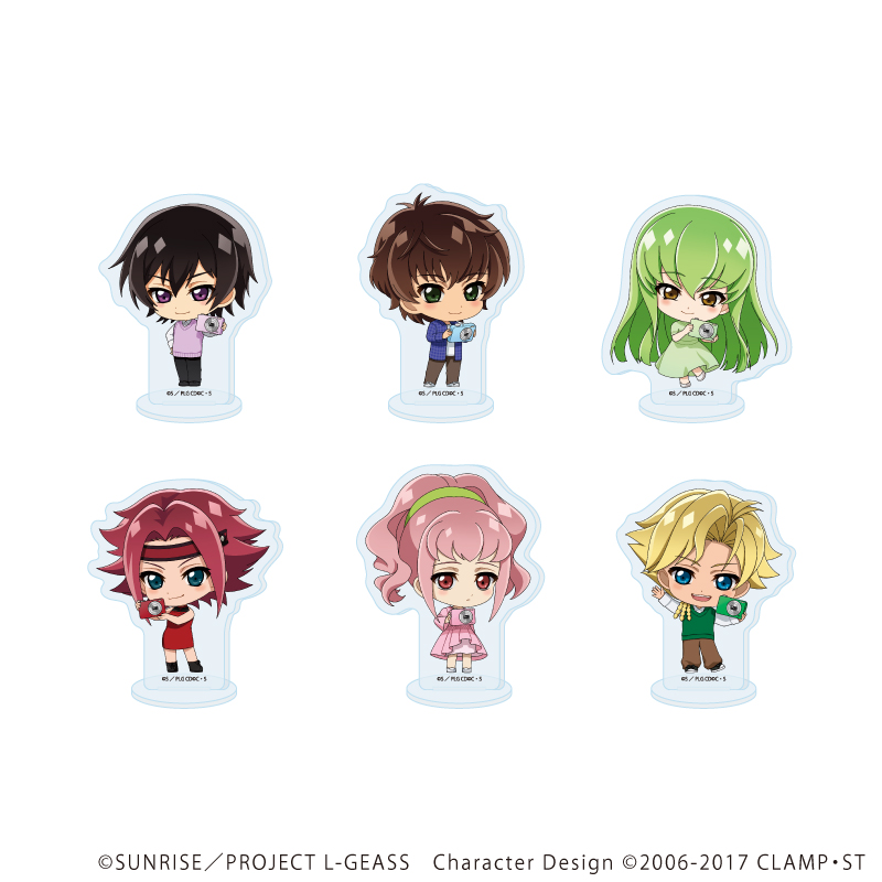 コードギアス 反逆のルルーシュ_アクリルぷちスタンド02/コンプリートセット(全6種)(ミニキャライラスト)【コンプリートセット/6個入り】