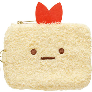 PB72606 すみっコぐらし ぬいぐるみリール付パスケース えびふらいのしっぽ