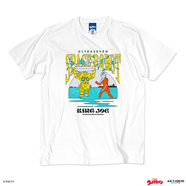 「ウルトラマンシリーズ」 第2弾 アメコミイラストTシャツ 2(ウルトラセブン＆キングジョー)ホワイトXXL