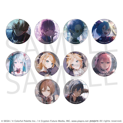 【グッズ-バッチ】プロジェクトセカイ カラフルステージ！ feat. 初音ミク グリッター缶バッジ イベントイラストコレクション vol.58 B