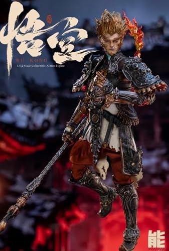 [AC]Wanneng Toys 1/12 Wu Kong 悟空 オリジナル SPT-001 可動 アクションフィギュア ヘット 素体 衣装 アクセサリー フルセット