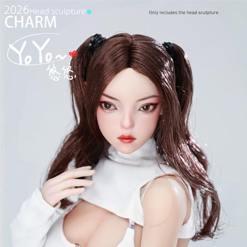 HiPlay 龍山重工 1/6 ユウユウ ヘッド LSZG2026-02B 可動眼 ドール用 頭 塗装済み