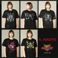 仮面ライダークウガ「グロンギ」×h.NAOTO Tシャツ