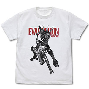 EVANGELION エヴァンゲリオン新2号機α Tシャツ/WHITE-XL