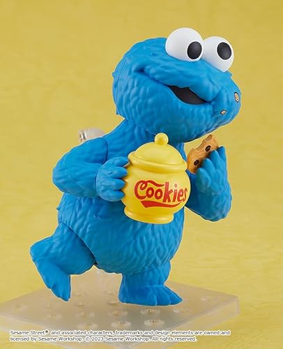 ねんどろいど セサミストリート クッキーモンスター ノンスケール プラスチック製 塗装済み可動フィギュア