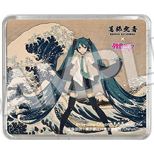 葛飾北斎×初音ミク 立体マグネット 冨嶽三十六景 神奈川沖浪裏