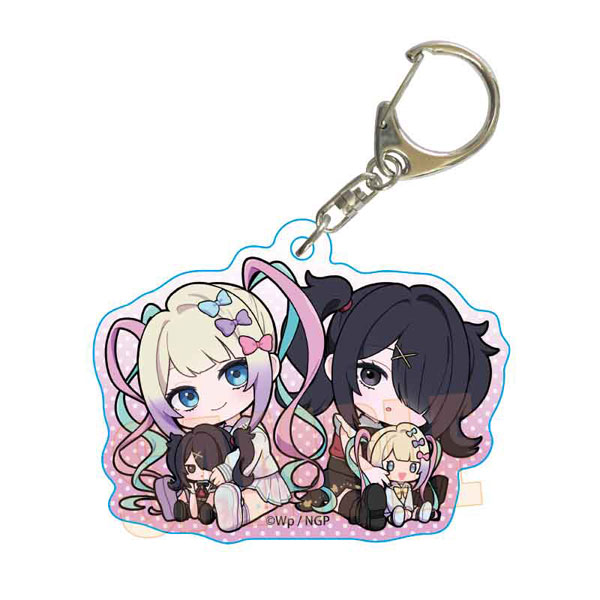 アニメ「NEEDY GIRL OVERDOSE」 ぎゅぎゅっとアクリルキーホルダー 超てんちゃん＆あめちゃん[ベルハウス]《０９月予約》
