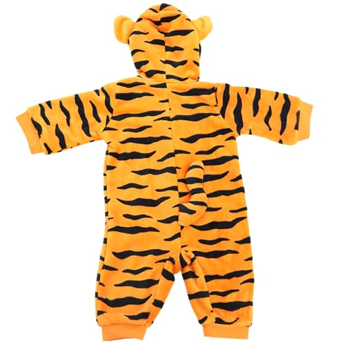 ディズニー 着ぐるみ フード付き サンゴフリース ティガー 80