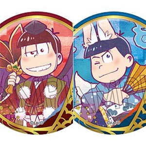 おそ松さん ヴィンテージシリーズ 箔押し缶バッジ 百鬼夜行松 6個入りBOX