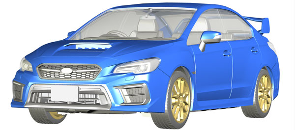 フジミ模型 1/24 インチアップシリーズ No.189 スバル WRX STI EJ20 Final Edition ID-189