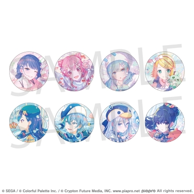 【グッズ-バッチ】プロジェクトセカイ カラフルステージ！ feat. 初音ミク グリッター缶バッジ イベントイラストコレクション vol.46 B