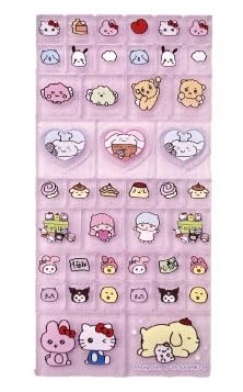 チェゴシム×サンリオキャラクターズ タイルシール パープル