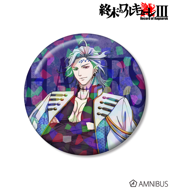 描き下ろし ハデス 75mmホログラム缶バッジ ver.A