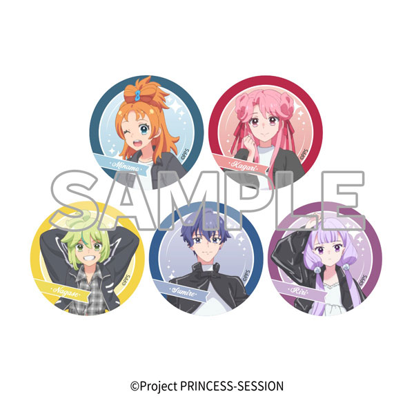 プリンセッション・オーケストラ_トレーディング缶バッジ(全5種)【BOX/5個入り】