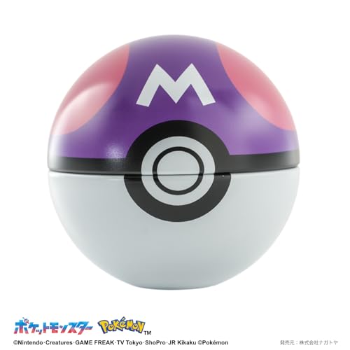 長登屋(ナガトヤ)ポケットモンスター マスター ボール缶 プリントラムネ
