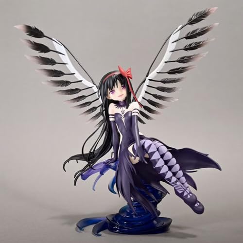 [YAORUI] 暁美ほむら フィギュア 美少女 魔法少女まどか☆マギカ 人形 叛逆の物語 悪魔ほむら 約29cm ABS&PVC塗装済み完成品フィギュア 二次元 可愛い プラスチック製 誕生日プレゼント 装飾品 卓上置物 [並行輸入品]