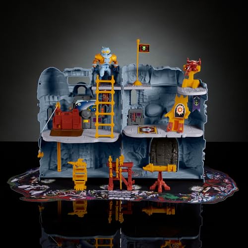 【Amazon.co.jp 限定】マスターズ オブ ユニバース(MASTERS OF THE UNIVERSE) キャッスル・グレイスカル　Castle Grayskull プレイセット フィギュア付　プレイマット付 6歳から グレー JKH87