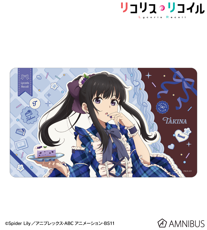 描き下ろし 井ノ上たきな スイーツ衣装ver. マルチデスクマット