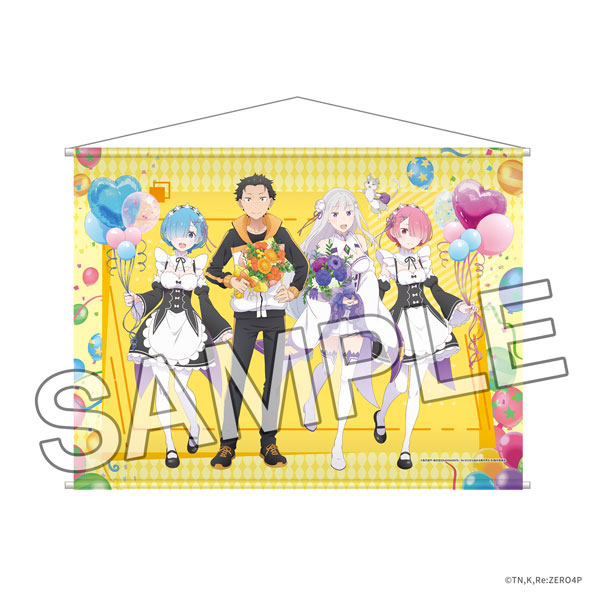 「Re：ゼロから始める異世界生活」B2タペストリー Flower＆Balloon ver.[KADOKAWA]《１０月予約》