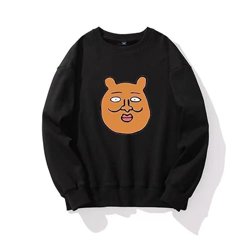 モブサイコ100 パーカー モブ 影山 茂夫 霊幻 新隆 かわいい子犬 丸首 薄手 厚手 長袖 スタイリッシュで愛らしい パーカー スウェット 衣装 おしゃれ カジュアル 柔らかい 学生日常着 トップス 秋冬用 衣装 グッズ 誕生日 運動 (E,厚手XXXL)