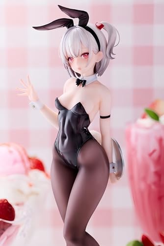 白髪 X 赤い瞳 バニーガール ウエイトレス 早川苺奈 1/7スケール マスターピース JK 美少女 フィギュア 24cm ABS&PVC製 コレクタードール 塗装済み 完成品
