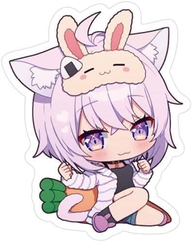 ホロライブ ぺこら特製 兎田液ゼリー No.9 猫又おかゆ ダイカットステッカー