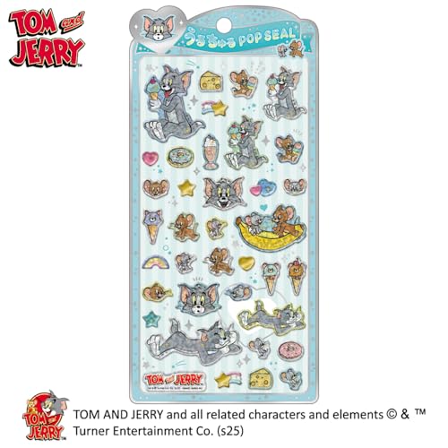 クラックス CRUX うるちゅる ポップシール トムとジェリー ぷっくり 立体 スマホデコ 推し活 132223