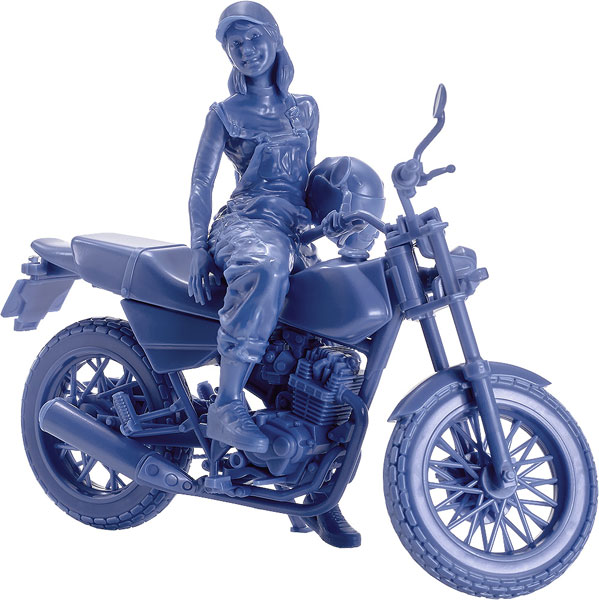 PLAMAX MF-103 Rider’s portrait Honda FTR 223 ブルー 1/20 プラモデル[マックスファクトリー]《１２月予約》