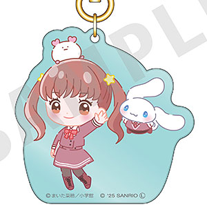 ちゃおヒロインズ×サンリオキャラクターズ アクリルキーホルダー 大根ねね×シナモロール