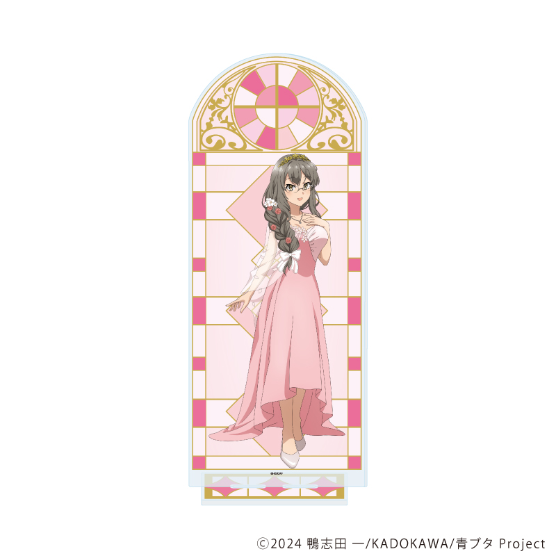 青春ブタ野郎シリーズ_BIGアクリルスタンド07/双葉理央 フラワードレスver.(描き下ろしイラスト)