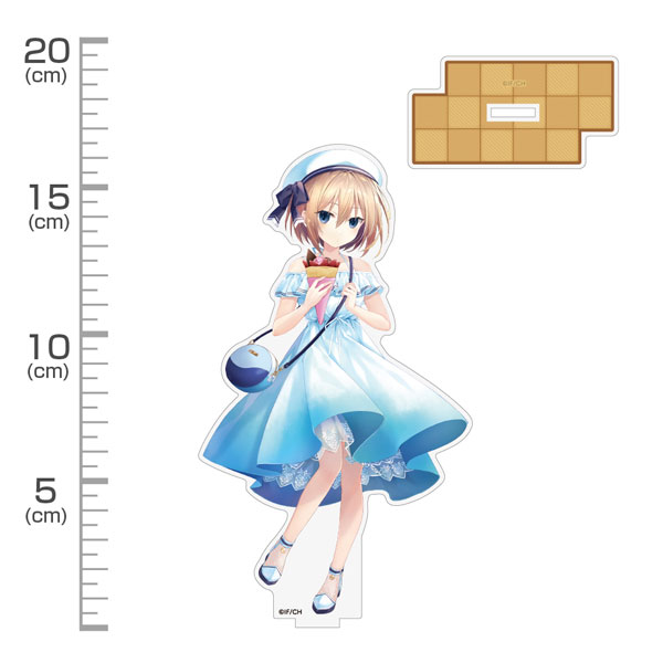 超次元ゲイム ネプテューヌ 描き下ろし ブラン アクリルスタンド(大) スイーツタイムVer.