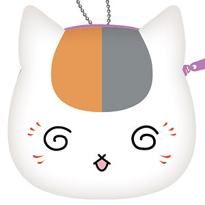 夏目友人帳 ニャンコ先生 モフモフミニポーチ B：ぐるぐる