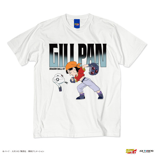 TVアニメ『DRAGON BALL GT』シーンイラストTシャツ 5(パン・ギル)フェードホワイトM