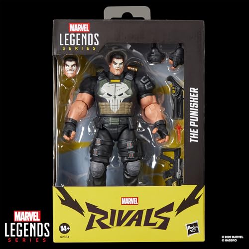ハズブロ(Hasbro)MARVEL マーベルレジェンド・シリーズ『マーベル・ライバルズ』パニッシャー、ゲームモチーフコレクション 15 cm アクションフィギュア G2384 正規品