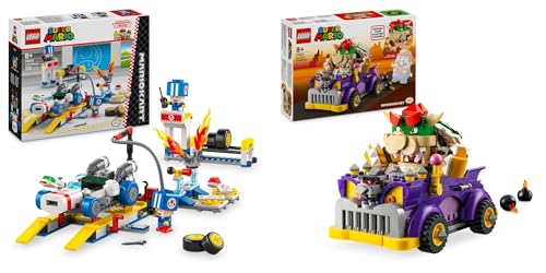 【セット買い】レゴ(LEGO) スーパーマリオ マリオカート – キノピオ の ガレージ 72035 + クッパのハイウェイカー 71431