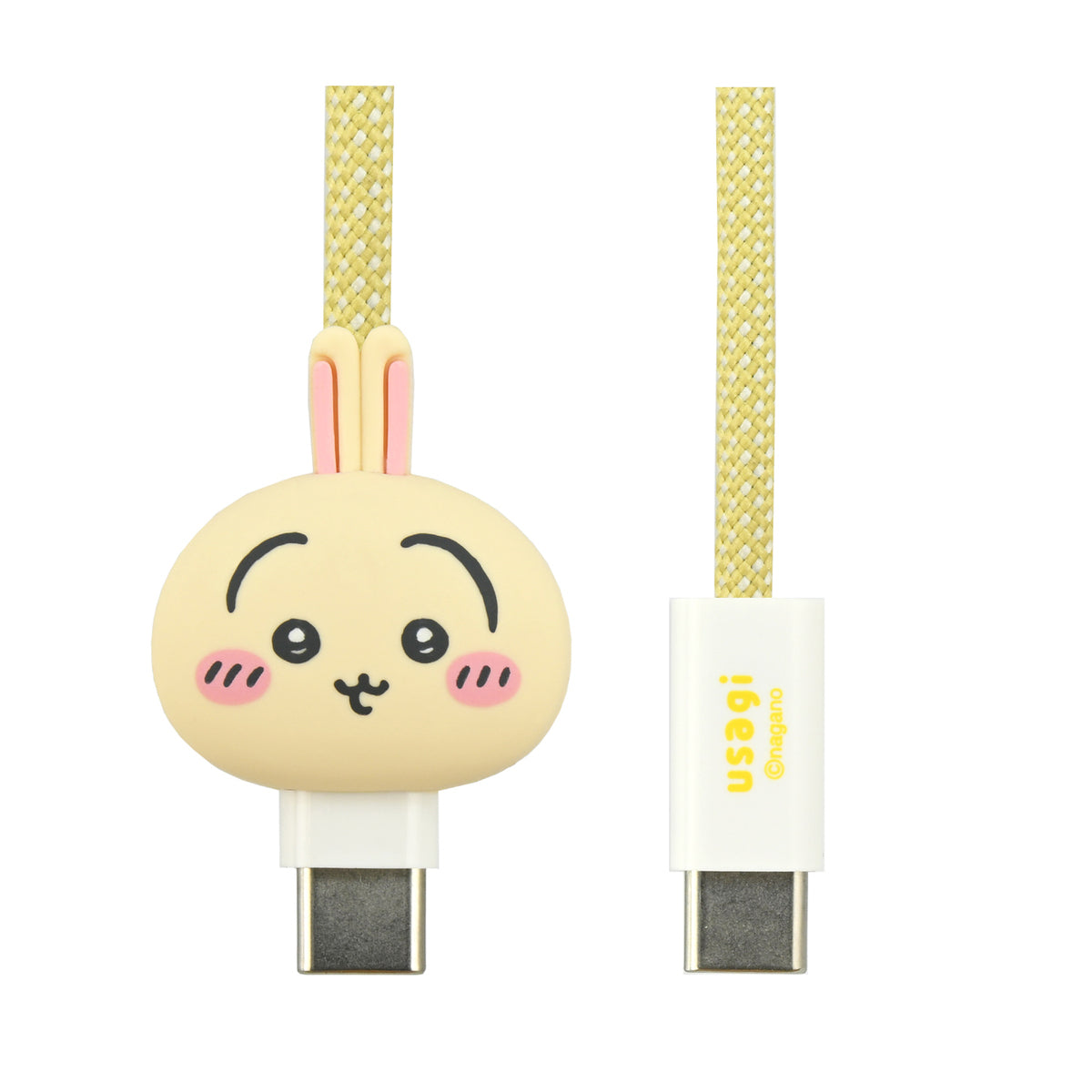 ちいかわ PD60W対応 USB2.0 Type-C マスコットマグネットケーブル(うさぎ)