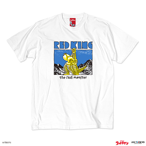 「ウルトラマンシリーズ」 第2弾 アメコミイラストTシャツ 1(レッドキング)ホワイトXXL