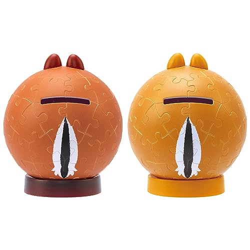 やのまん(Yanoman) 60ピース ジグソーパズル パズころりん ディズニー DISNEY チップ&デール (直径約7.6cm) 2003-508 ピース請求はがき 台座 コイン投入口パーツ付