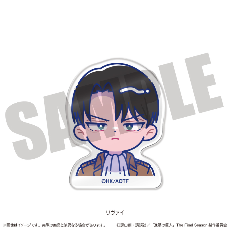 TVアニメ『進撃の巨人』 にゅ～とろ お顔クリップ D リヴァイ