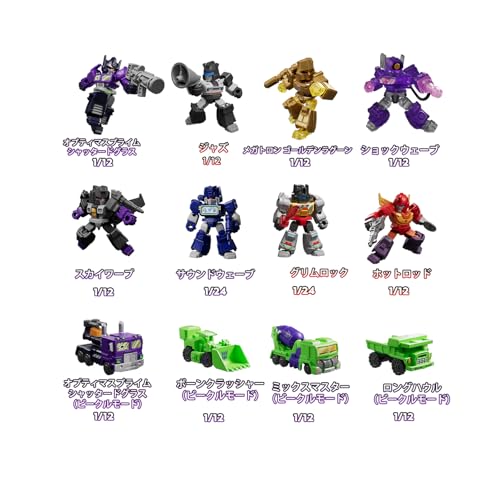 Blokees トランスフォーマー 71301 DV03 ヘヴィ メタル ウォー ABS樹脂&PVC製 トレーディングプラスチックモデルキット 12個入りBOX